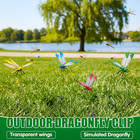 12pcs Dragonfly Clips For Repellent Dragon To Keep Away Decoy Outdoor Decorative