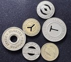 Us Transit Tokens Lot Of 7  Mixed Locations  Token Type