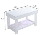 Activity Table With Board And Storage For Bricks Activity Play Table  white D   
