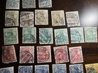 German Stamps Coat Of Arms Late 1800   s Lot Of 36 Stamps