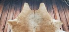 Large Cowhide Rug Brazilian Hair On Hide Beige White Grey Light 6 8ft X 6 1ft