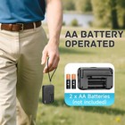 Portable Am fm Mini Radio With Lanyard  Ultralightweight Battery Operation