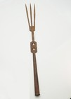 Antique 19th Century Metal Trident Spear Head Persian   