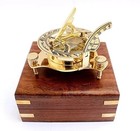 Antique Brass Sundial Compass 4  Nautical West London Maritime Desk Decor Gift