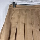 Los Angeles Apparel Skirt Girls Youth Xl Pleated A-line School Uniform Beige