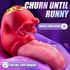 Tongue Vibrator Licking Dildo G-spot Clit Massager Adult Sex Toys For Women