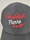 Vintage Dale Earnhardt Pierre Racing Snapback Hat Cap Black Nascar 90s Usa Made
