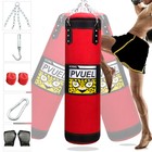 39  Heavy Boxing Punching Bag Training Gloves Speed Set Kicking Mma Workout Gym