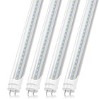 22w 28w 4ft T8 Led Tube Light Bulbs Garage Ceiling G13 Bi Pin 4  Led Shop Lights