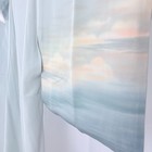 Vintage Japanese Houmongi Kimono By Tatsuo Celadon Gray Cloud Gradient   Juban