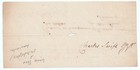 Rare  American Document - 1792 Signed Grace Parr - Philadelphia - Cookbook Relat