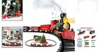 Charming Ho Scale Electric Christmas Train Set For Kids With Lights And Smokes