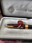 Parker Sonnet Premier Rollerball Pen Red   Gold In Box France