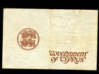 Cyprus p-24 1 Pound 1939   King George Vi   Vf   