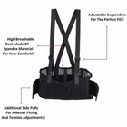 Heavy Duty Lift Lumbar Lower Back Waist Support Belt Brace Suspenders Sport