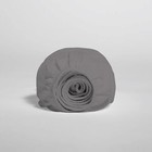 100  Cotton Full Size Fitted Sheet Dark Gray Breathable   Lightweight Fitted    