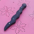 Zuni Pueblo Jonathan Shack Xl 7  Native American Jet Snake Rattlesnake Fetish