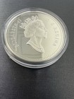 1990 Canada Henry Kelsey Tricentennial Proof Silver Dollar Coin Mint Unc  1  347