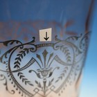 Heisey Glass - Colored Flamingo Sterling Silver Overlay Vase - 10   Inches