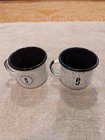 Pearl Jam Ten Club Metal Enamel Mugs  new  Never Used 