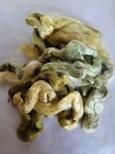 Cultivated Silk Top Fiber For Spinning  Felting- Golden Yellows   Greens Roving