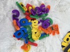 Large Alphabet Magnet Lot Abc Letters Numbers Preschool Learning Fridge Toy