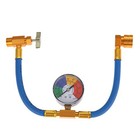 R134a Ac Refrigerant Charge Hose Kit  1 2 Self-sealing Valve Can  And Recharge