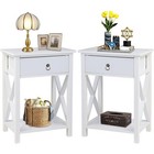 Nightstand End Tables Bedroom Bedside Table Furniture Sofa Side Table Morden