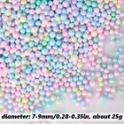 25g 7mm To 10mm Assorted Color Foam Balls Small Foam Beads Polystyrene Colorful