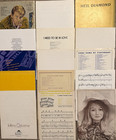 Vintage Sheet Music Lot Of 16 Country Pop Piano Vocal Willie Nelson Neil Diamond