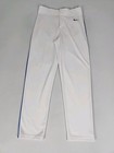 Nike Vapor Select 2 Full Length Baseball Pants Boys Xl White Piped Dx9171-103