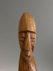 Vintage African Tribal Wood Hand Carved Male Figure Statue 8   