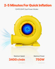 Inflatable Bounce House Blower 0 9 1hp 750w For Commercial Bounce House