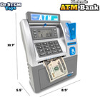 Dr  Stem Toys - Kids Atm Savings Bank     Electronic Piggy Bank With Bill Feeder 