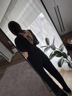 Women Massimo Dutti Jumpsuit Black Viscose S