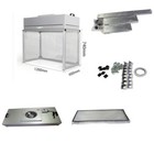 Vertical Laminar Flow Hood Air Flow Clean Bench Dust Free Room Workshop 110v