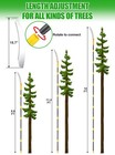 8 8ft Pole Saws For Tree Trimming  2-in-1 Pole Saw With With Adjustable Lengt   