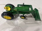 Vintage Ertl John Deere Utility Tractor With Scoop Bucket Diecast 1 16