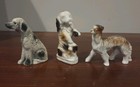 Lof Of Three Vintage Ceramic Dog Figurines  Made In Japan