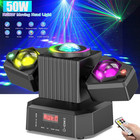 Party Laser Rgbw Led Moving Head Light Disco Stage Lighting Beam Dmx512 Party Dj