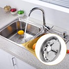 2 Pcs Stainless Steel Home Kitchen Sink Drain Stopper Basket Strainer Waste Plug