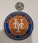 New York Mets Vintage Style Embroidered Iron On Patch 3 x 3    Awesome  
