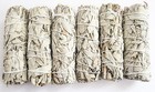 White Sage Smudge 4 Inch Stick For Smudging  House Cleansing  Bless -free Ship  