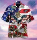 Veteran Trendy Hawaiian Shirt Veteran Independence Day 4th Of July Aloha 