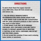 Super Tech Dot 4 Brake Fluid  Motor Vehicle  32 Fl Oz