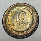 1949 B Columbia 10 Centavos Brilliant Uncirculated Bu