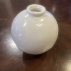 Vintage Lightning Rod Milk Glass White Ball Weathervane