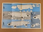 1976 Vintage Space 1999 Complete Instruction Sheet For Eagle 1 Space Ship Mattel