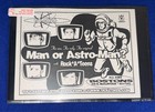 Vtg 1999 2 Sided Wesley Willis man Or Astro Concert Handbill fridge Magnet Frame
