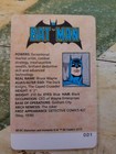 Dc Comic Arcade Card Batman Rare Non Stamped Coin Pusher Non Elaut